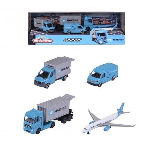 Majorette 73360 Maersk 4pc Gift Pack