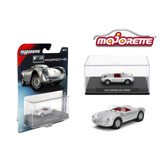 Majorette Collection Series Porsche 550 Spyder (Silver)