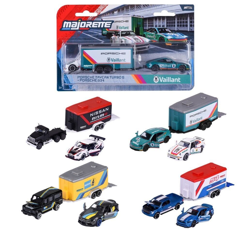 Majorette Racing Deluxe Trailer - Assorted (1)