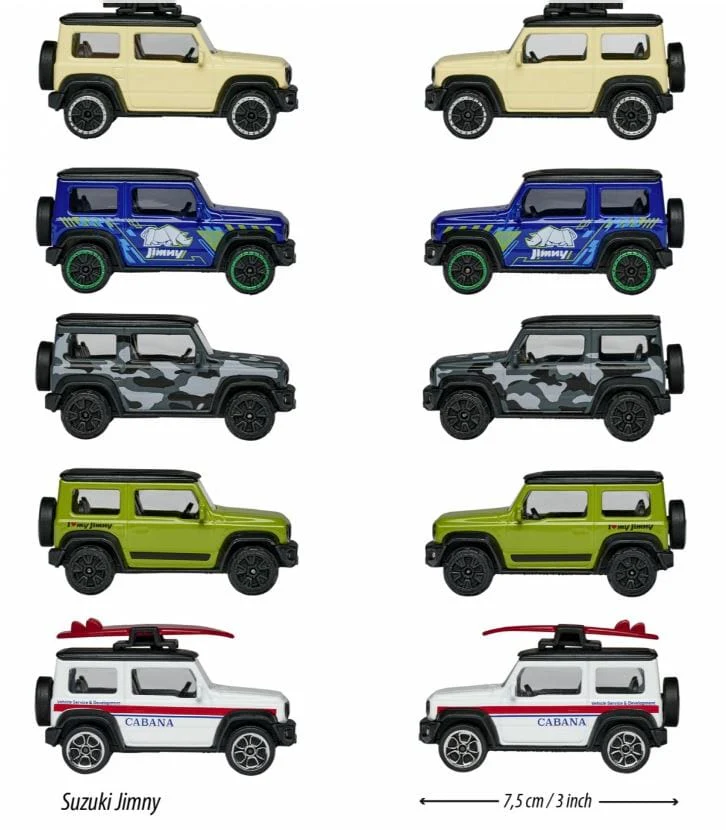 Majorette Suzuki Jimny 5pc Gift Pack - Image 3