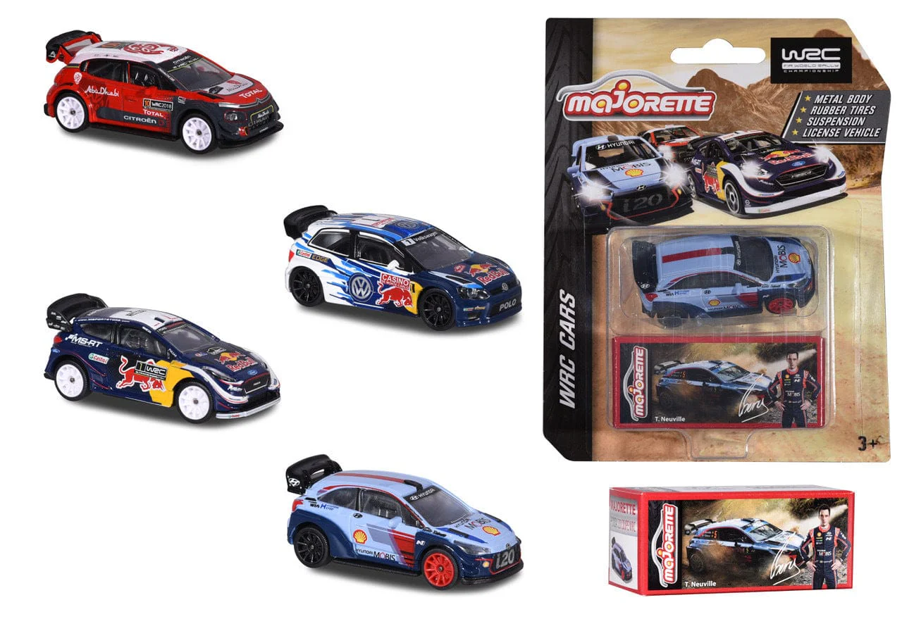 Majorette WRC Car W/box Assorted (1pc)