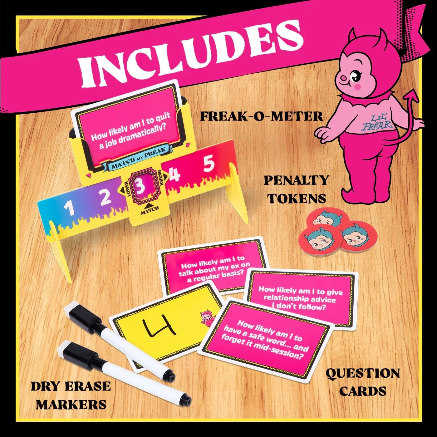 Match My Freak Card Game - Image 4