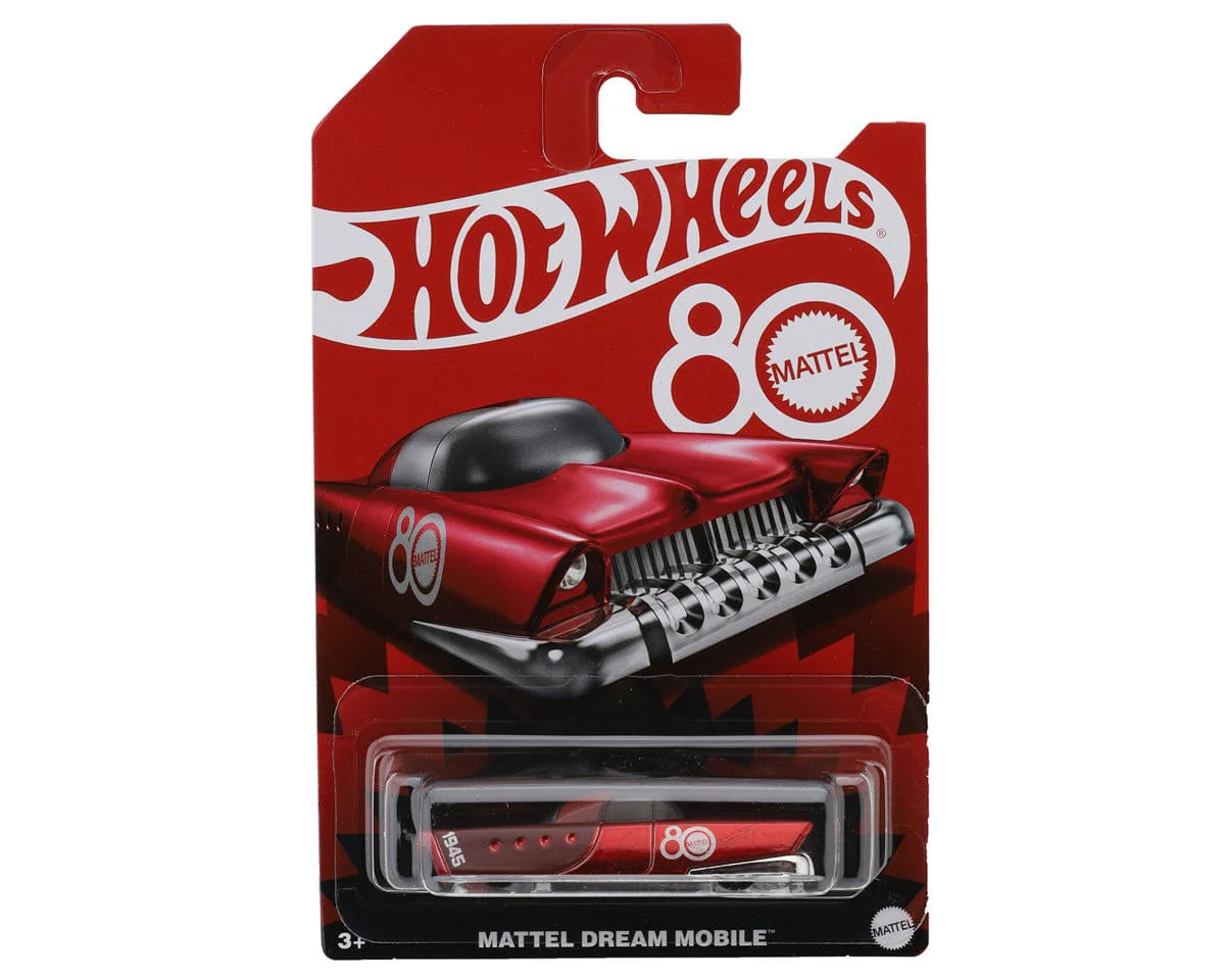 Mattel 1/64 Hot Wheels Mattel Dream Mobile 80th Anniversary Die-Cast Car - Assorted (1)
