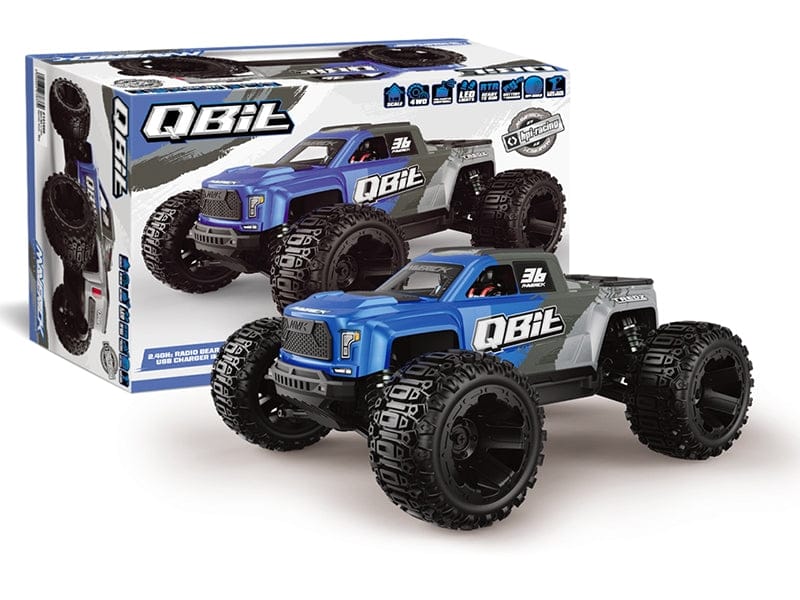 Maverick 1/16 Qbit MT 4wd RC Monster Truck - Blue - Image 5