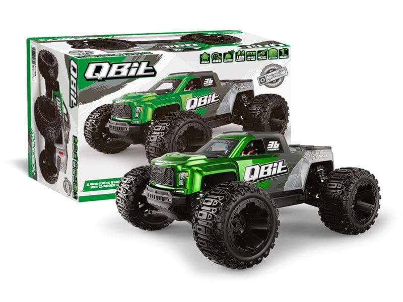 Maverick 1/16 Qbit MT 4wd RC Monster Truck - Green - Image 5