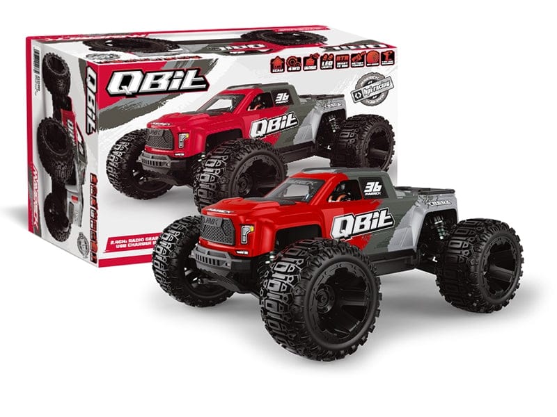 Maverick 1/16 Qbit MT 4wd RC Monster Truck - Red - Image 5
