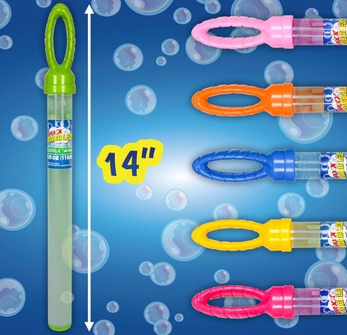 MAXX BUBBLES 4oz Bubble Wand - Assorted (1)