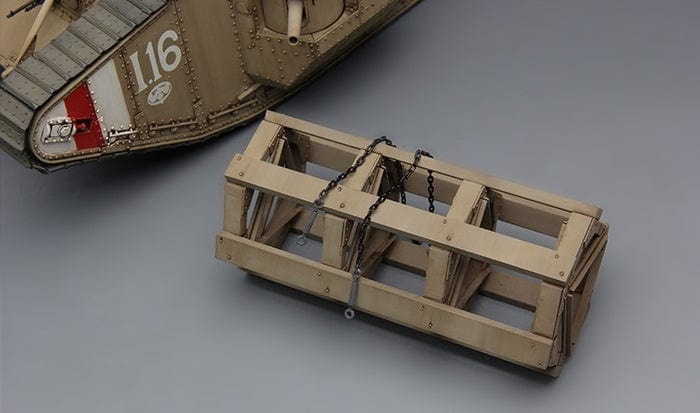 Meng 1/35 British Heavy Tank Mk.V Male Plastic Model Kit - Image 4