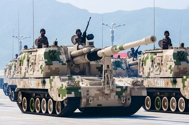 Meng 1/35 Chinese PLZ05 155mm Self-Propelled Howitzer Plastic Model Kit - Image 2