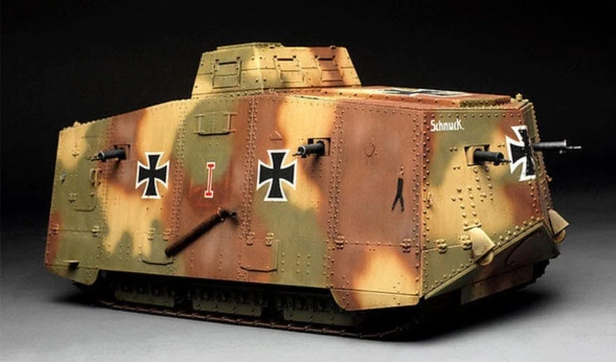 Meng 1/35 German A7V Tank(Krupp) Plastic Model Kit - Image 3