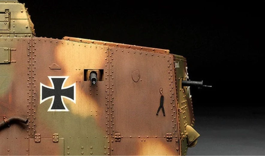 Meng 1/35 German A7V Tank(Krupp) Plastic Model Kit - Image 4