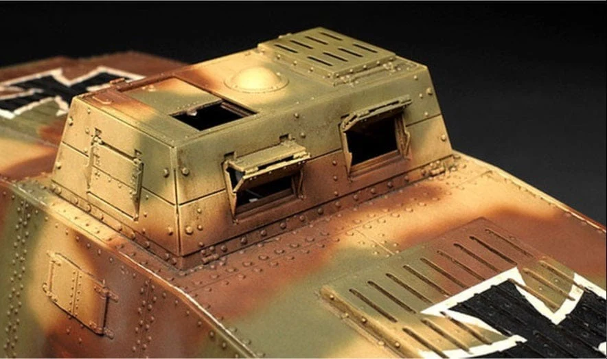 Meng 1/35 German A7V Tank(Krupp) Plastic Model Kit - Image 5