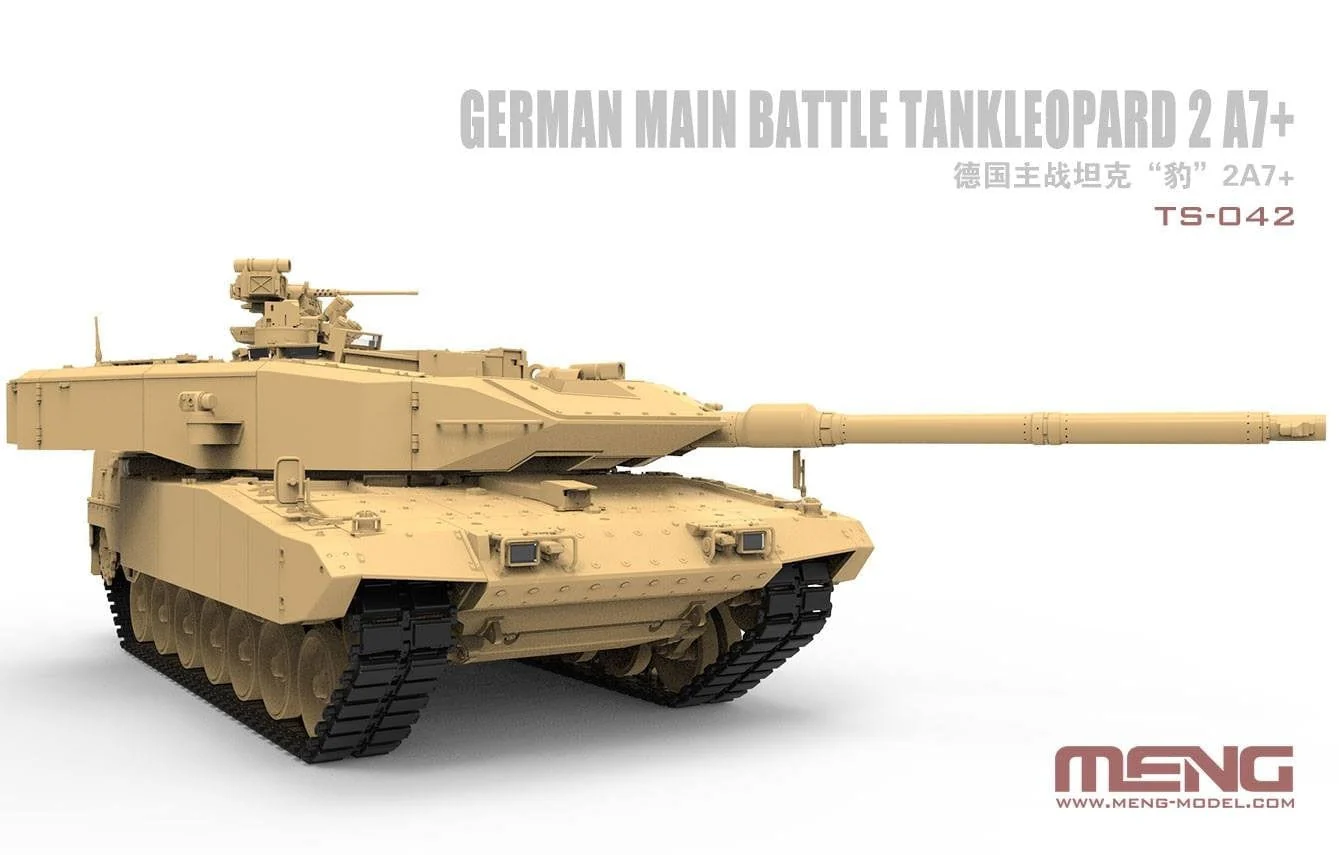 Meng 1/35 German Main Battle Tank Leopard 2A7+ Plastic Model Kit - Image 2