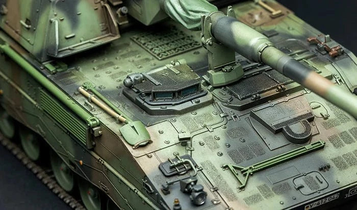 Meng 1/35 German Panzerhaubitze 2000 Self-Propelled Howitzer Plastic Model Kit - Image 6