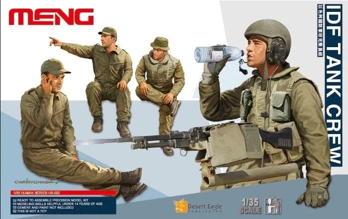 Meng 1/35 IDF Tank Crew Plastic Model Kit