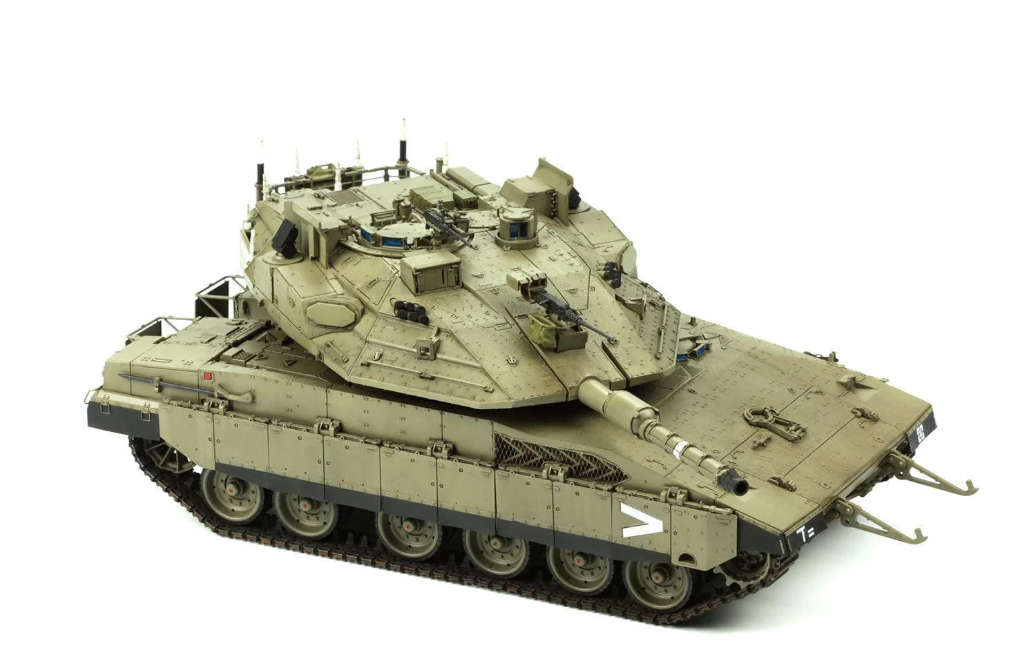 Meng 1/35 Israel Main Battle Tank Merkava Mk.4M w/Trophy Active Protection System Plastic Model Kit - Image 3