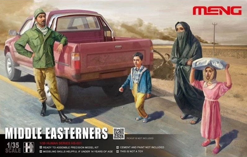 Meng 1/35 Middle Easterners Plastic Model Kit