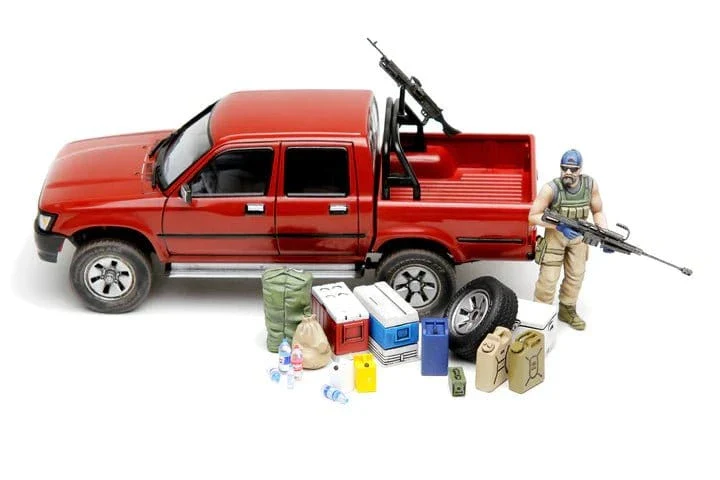 Meng 1/35 Pick Up w/equipment Plastic Model Kit - Image 4
