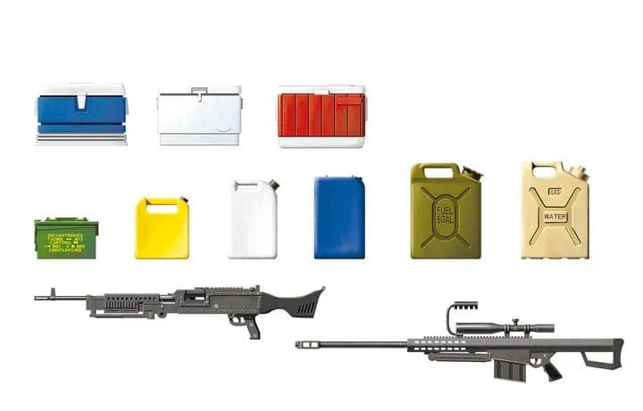 Meng 1/35 Pick Up w/equipment Plastic Model Kit - Image 7