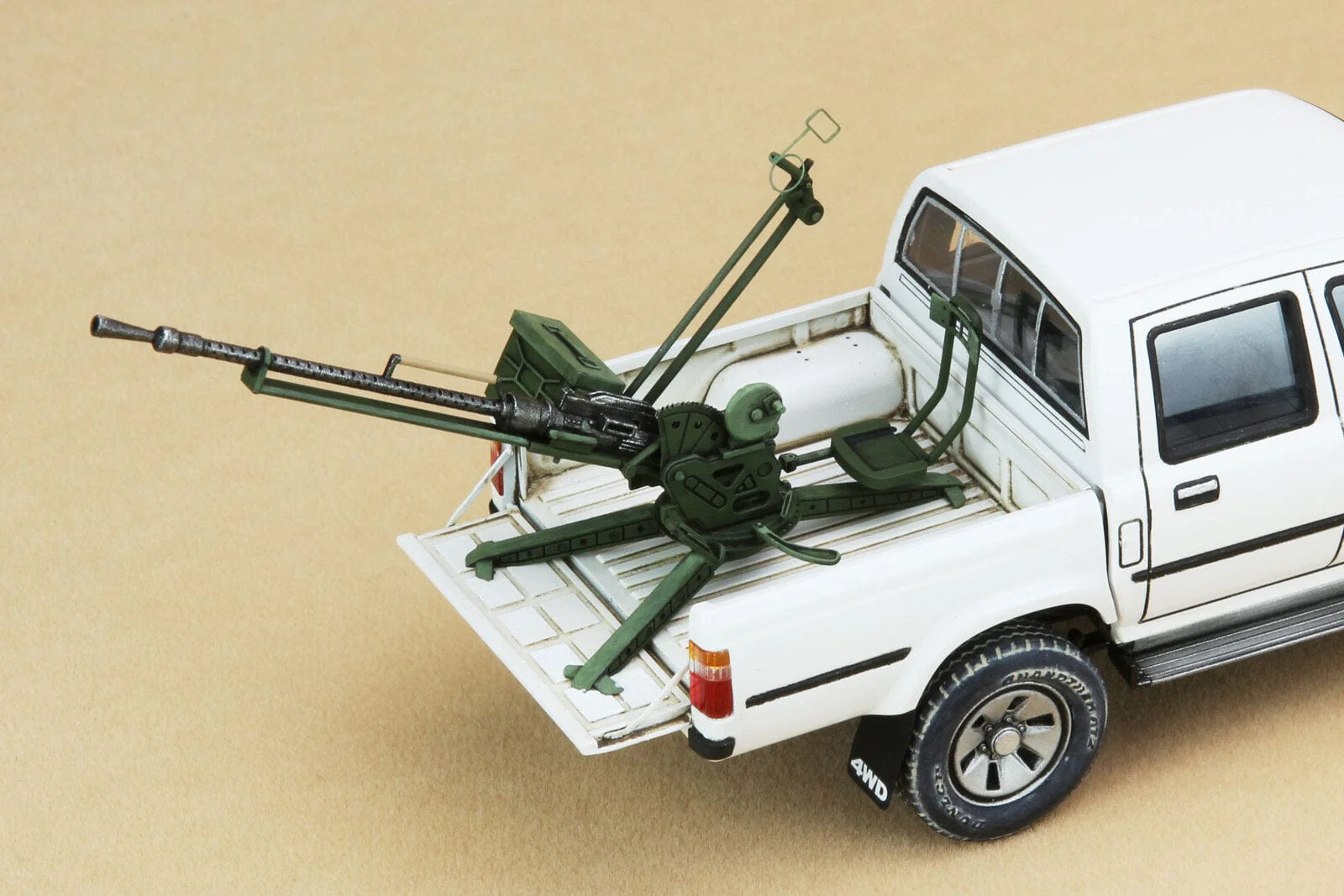 Meng 1/35 Pickup w/ZPU-1 Plastic Model Kit - Image 3