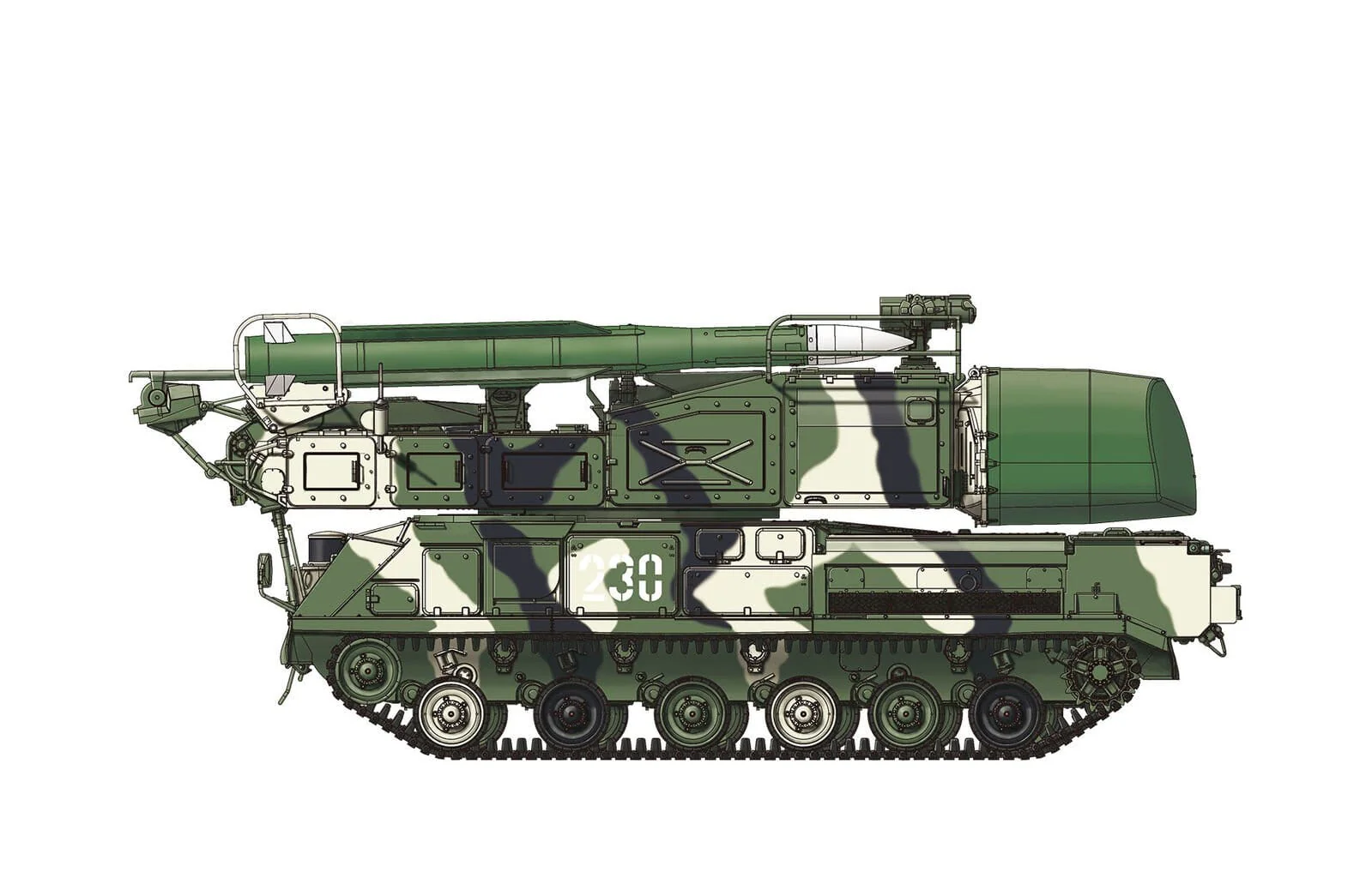 Meng 1/35 Russian 9K37M1 BUK Plastic Model Kit - Image 5