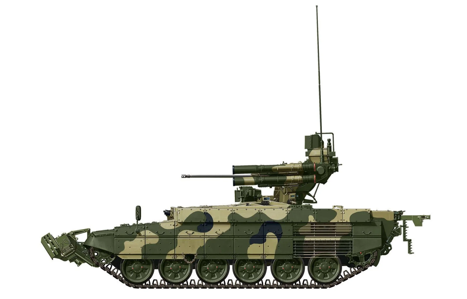 Meng 1/35 Russian "Terminator" Fire Support Combat Vehicle BMPT Plastic Model Kit - Image 6