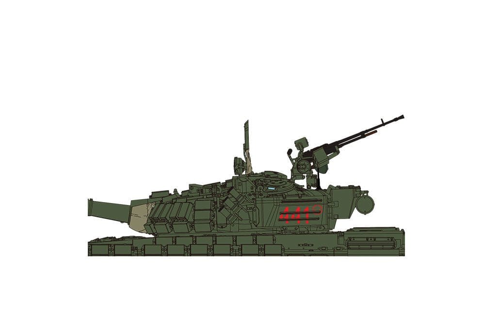 Meng 1/35 T-72B1 Russian Main Battle Tank Plastic Model Kit - Image 6