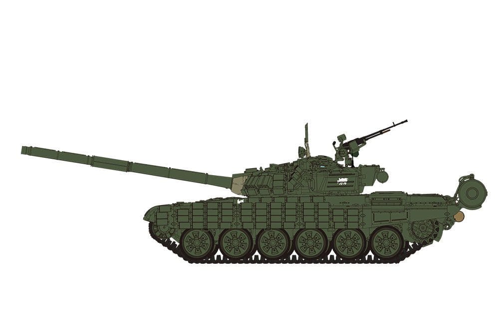 Meng 1/35 T-72B1 Russian Main Battle Tank Plastic Model Kit - Image 8