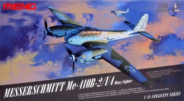 Meng 1/48 Messerschmitt Me-410B-2/U4 Heavy Fighter Plastic Model Kit