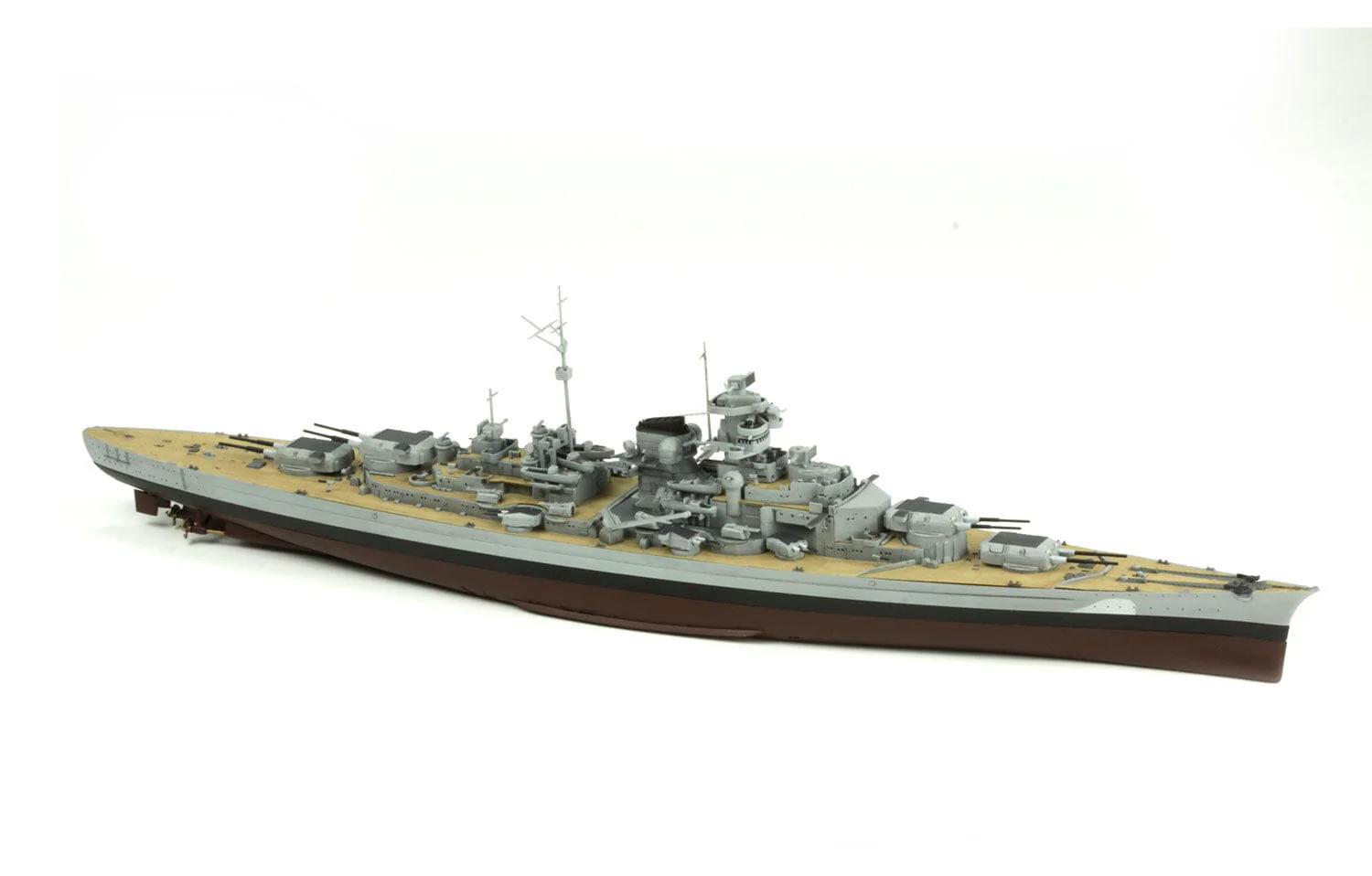 Meng 1/700 Kriegsmarine Battleship KM Bismarck Plastic Model Kit - Image 2