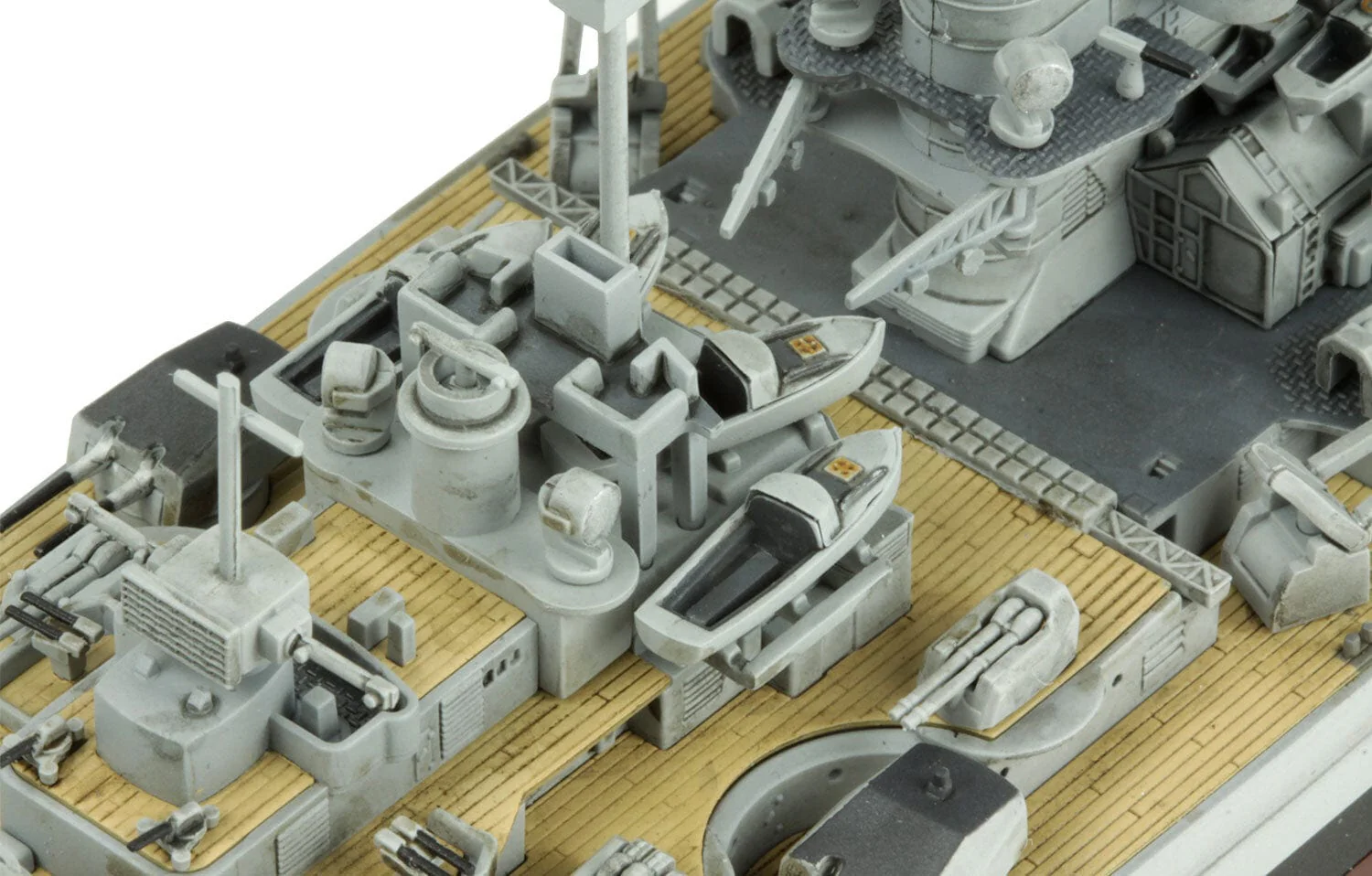 Meng 1/700 Kriegsmarine Battleship KM Bismarck Plastic Model Kit - Image 5