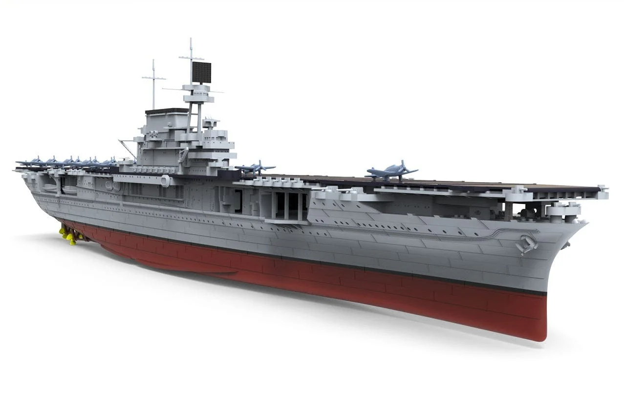 Meng 1/700 U.S. Navy Aircraft Carrier U.S.S. Enterprise (CV-6) Plastic Model Kit - Image 2