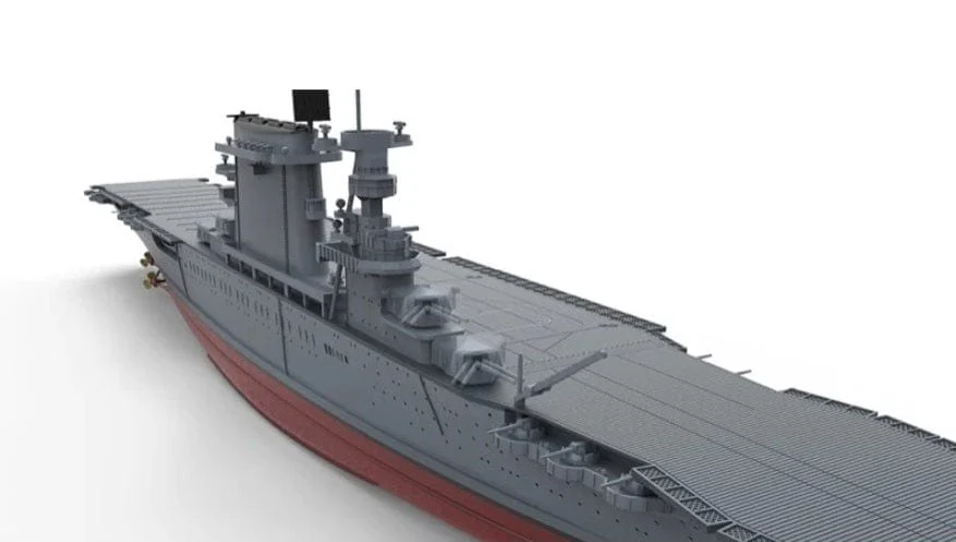 Meng 1/700 U.S. Navy Aircraft Carrier U.S.S. Lexington (CV-2) Plastic Model Kit - Image 4