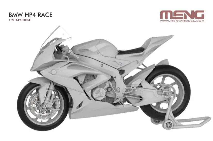 Meng 1/9 BMW HP4 Race Plastic Model Kit - Image 2