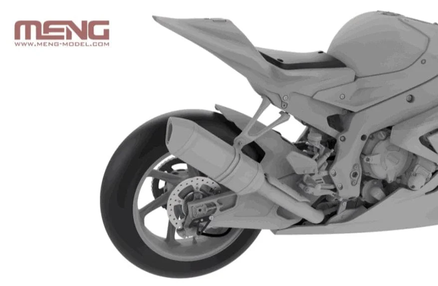Meng 1/9 BMW HP4 Race Plastic Model Kit - Image 5