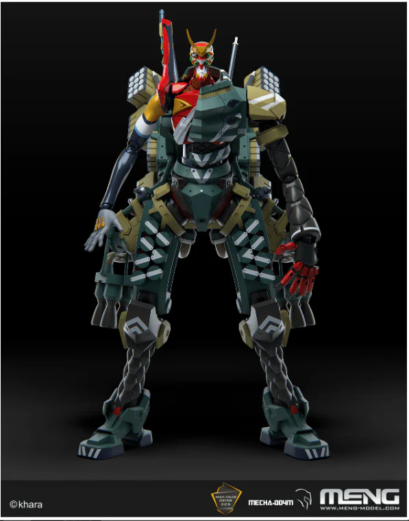 Meng MECHA-004M Evangelion Unit-02 New Alpha (Multi-colour Edition) Plastic Model Kit - Image 2