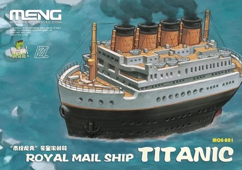 Meng Royal Mail Ship Titanic (Cartoon Model) Plastic Model Kit