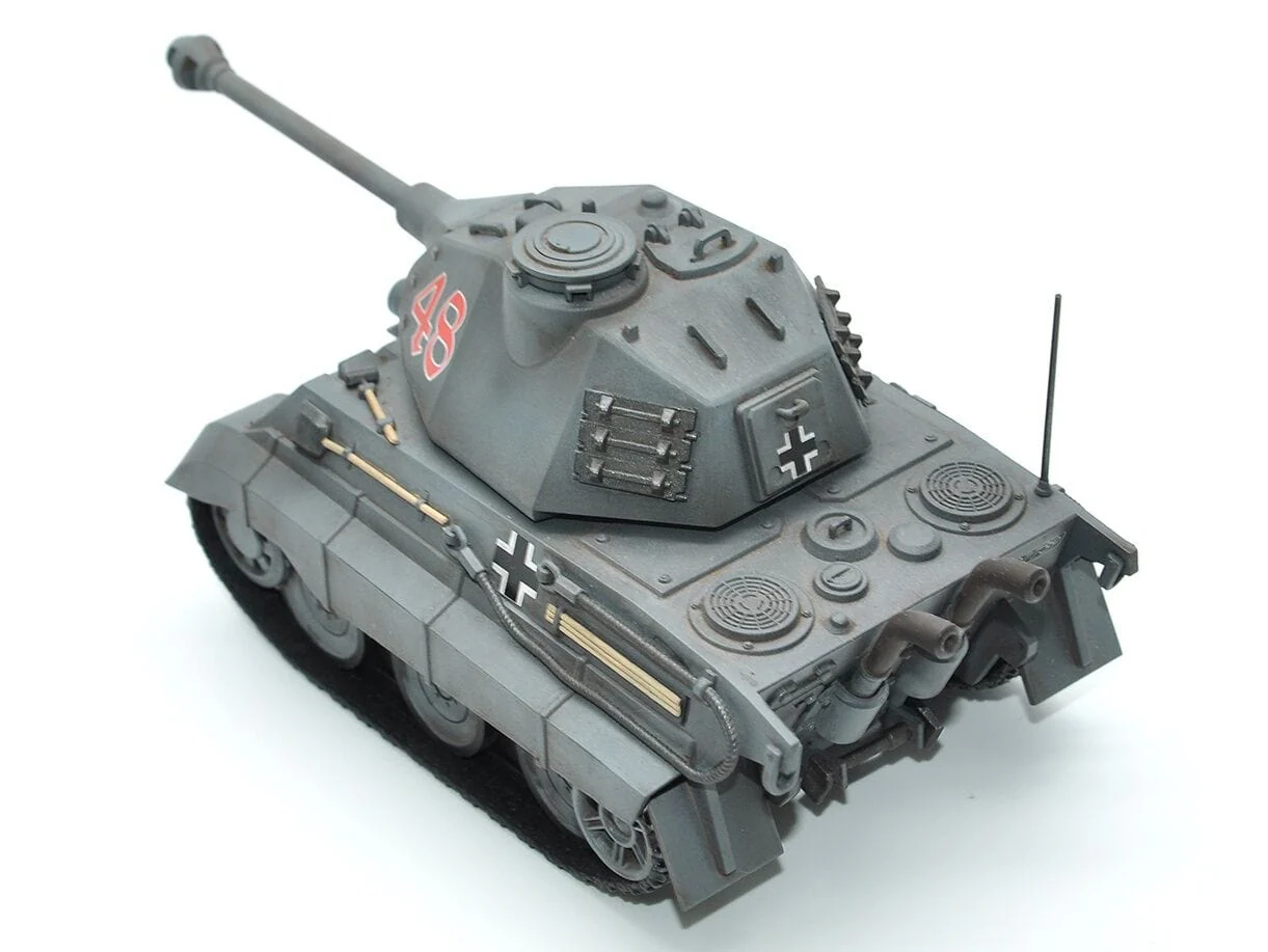 Meng World War Toons King Tiger (Porsche Turret) German Heavy Tank Plastic Model Kit - Image 3