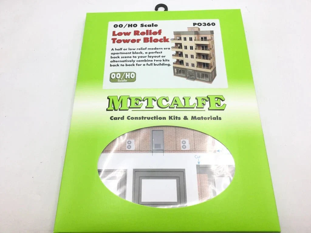 Metcalfe OO Scale Low Relief Tower Block Kit [PO360]