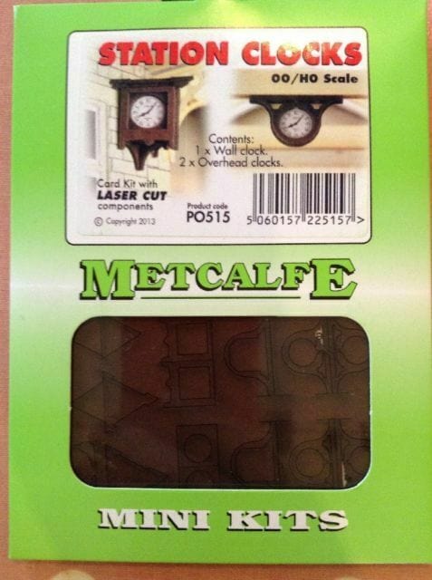Metcalfe PO515 HO/OO Station Clocks