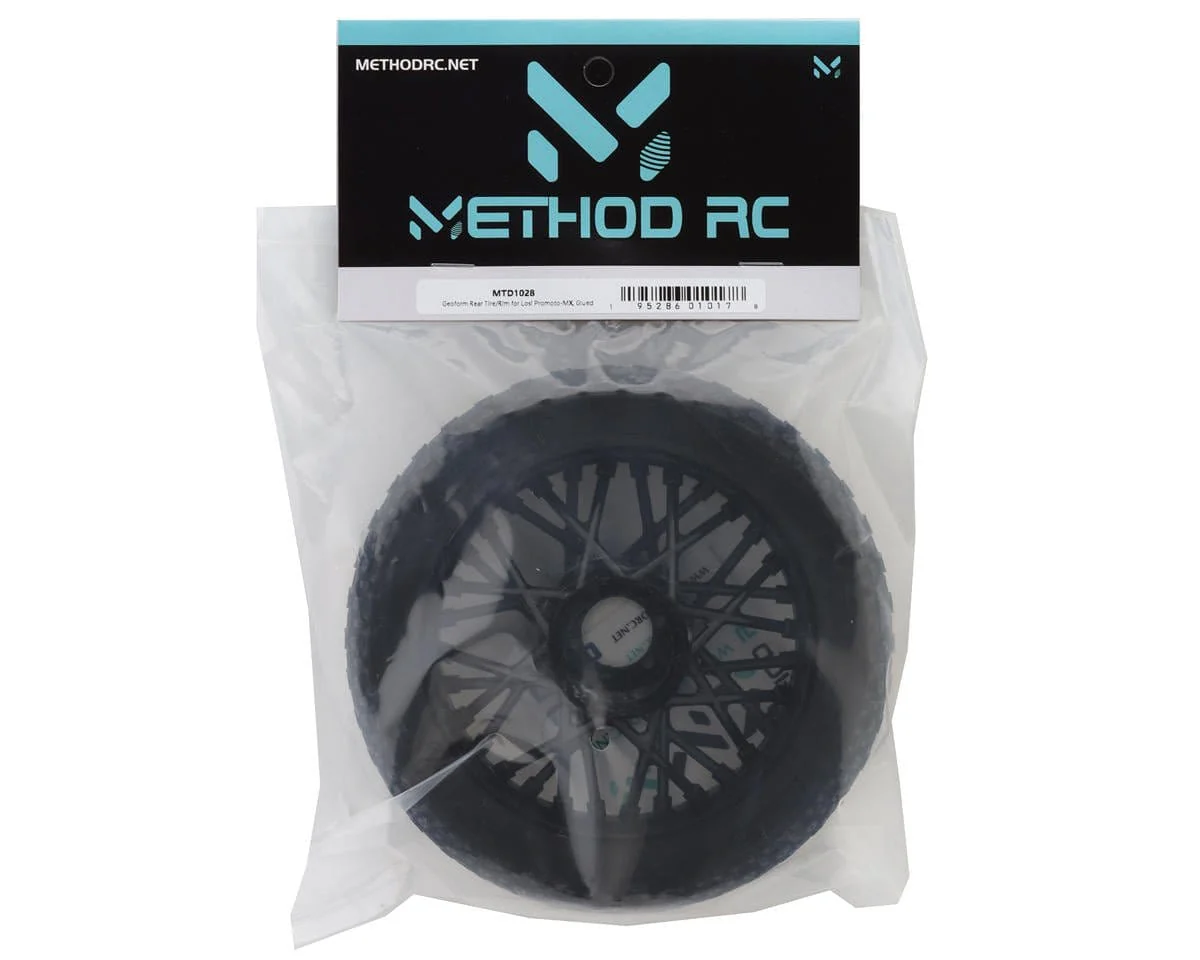 Method RC Geoform Rear Tire/Rim for Losi Promoto-MX, Glued - Image 2