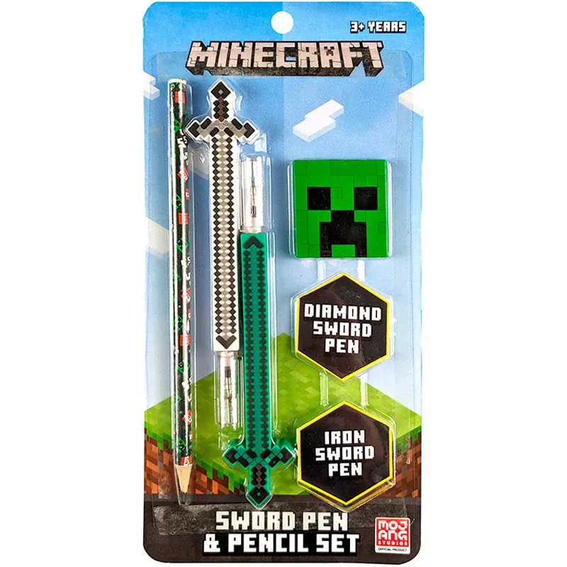 Minecraft Sword Pen & Pencil