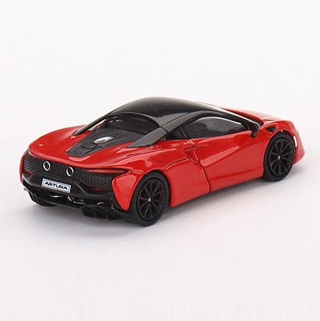 Mini GT 1/64 Mclaren Artura Vermillion Red Diecast Model Car - Image 2