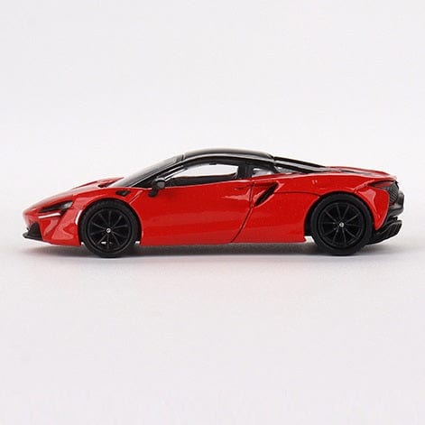 Mini GT 1/64 Mclaren Artura Vermillion Red Diecast Model Car - Image 3