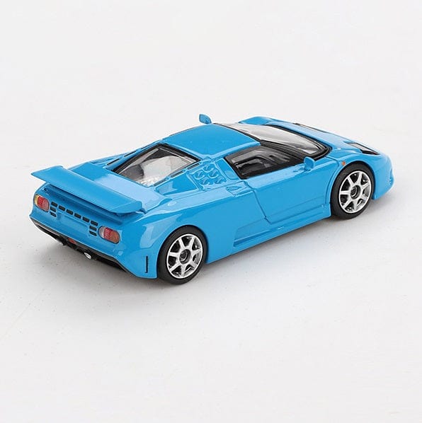 Mini GT 1/64 Bugatti EB110 Super Sport Blue Diecast Model Car - Image 4