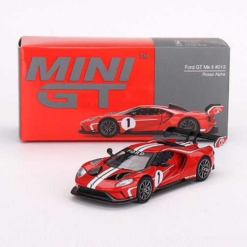 Mini GT 1/64 Ford GT Mk II No.013 Rosso Alpha Diecast Model Car