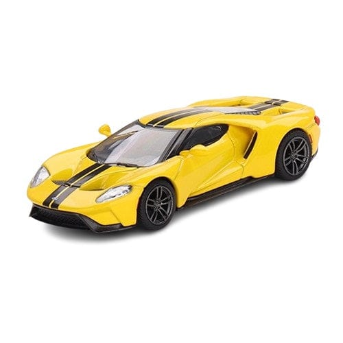 Mini GT 1/64 Ford GT Triple Yellow (LHD) Diecast Model Car - Image 2