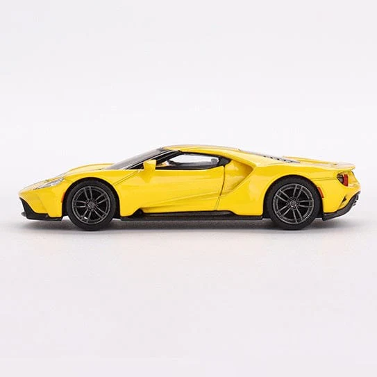 Mini GT 1/64 Ford GT Triple Yellow (LHD) Diecast Model Car - Image 3