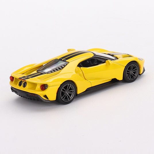 Mini GT 1/64 Ford GT Triple Yellow (LHD) Diecast Model Car - Image 4