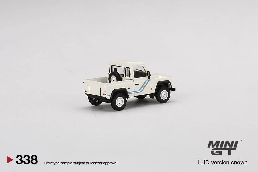 Mini GT 1/64 Land Rover Defender 90 Pick Up (RHD) Diecast Model Car - Image 2